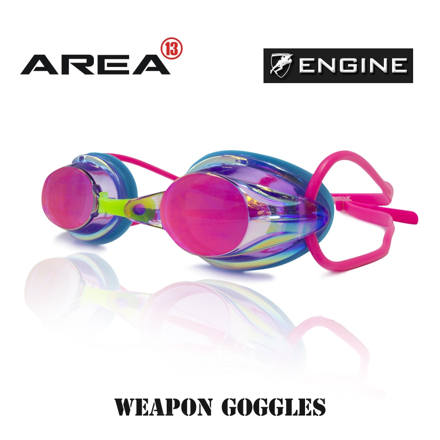 ENGINE WEAPON RETRO RIO SWIMMING GOGGLES, , SWIMMING GOGGLES